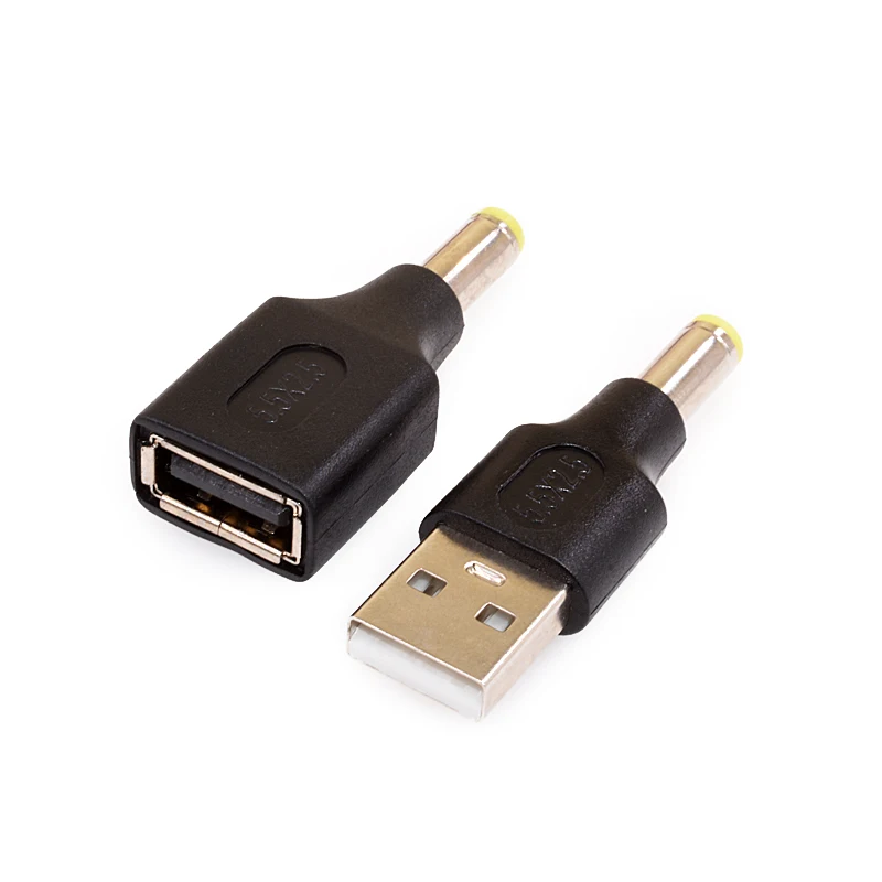 1pcs Usb Male And Female Conversion Adapter Power 5.5-2 1/4.0 - 1.7/0 7/3.5 -1.35 Charging