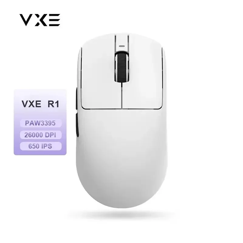 

Игровая мышь Vgn Vxe Dragonfly R1 ProMax, Bluetooth-мышь, легкая эргономичная перезаряжаемая беспроводная мышь для геймера Paw3395 Esport