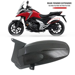Carbon Motorcycle Rear Mudguard Fender Rear Extender Extension For HONDA NC750S NC750X NC700 NC750 S X NC700S NC700X 2012-2023