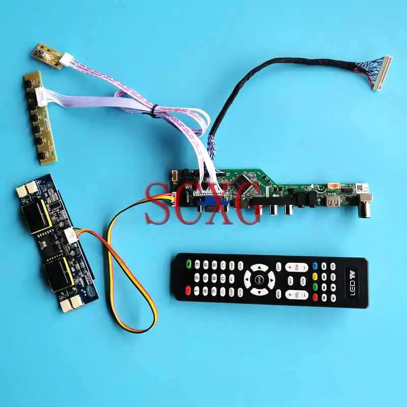 For M240HW01 V0/V2/V4/V5 Laptop LCD Monitor Controller Board 4CCFL 1920*1080 DIY Kit LVDS 30 Pin VGA HDMI-Compatible AV USB 24