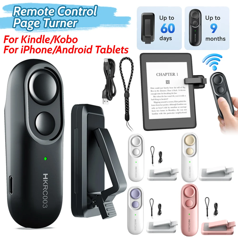 

Remote Control Page Turner Camera Camcorder Remote Controls Clicker Page Turner Remote Control Extenders Kindle Accessories