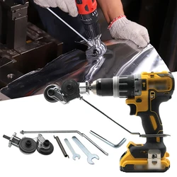 Electric Drill Plate Cutter Metal Sheet Cutter Free Cutting Tool  Saw Cutter Plate Punch Scissors