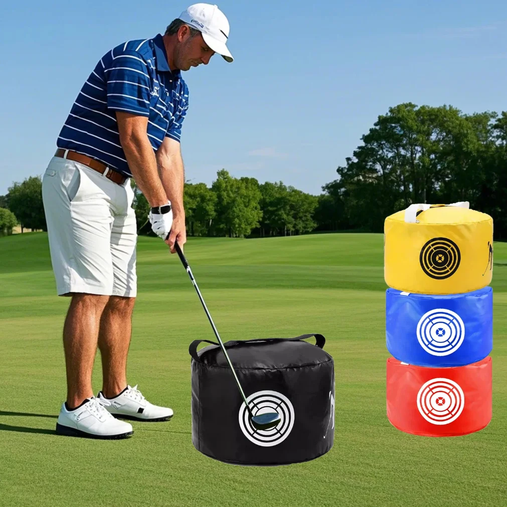 

Golf Hitting Bag Portable Multi-Purpose Batting Bag Strength Improvement Accuracy Exerciser Swing Kit for Beginner's Aid