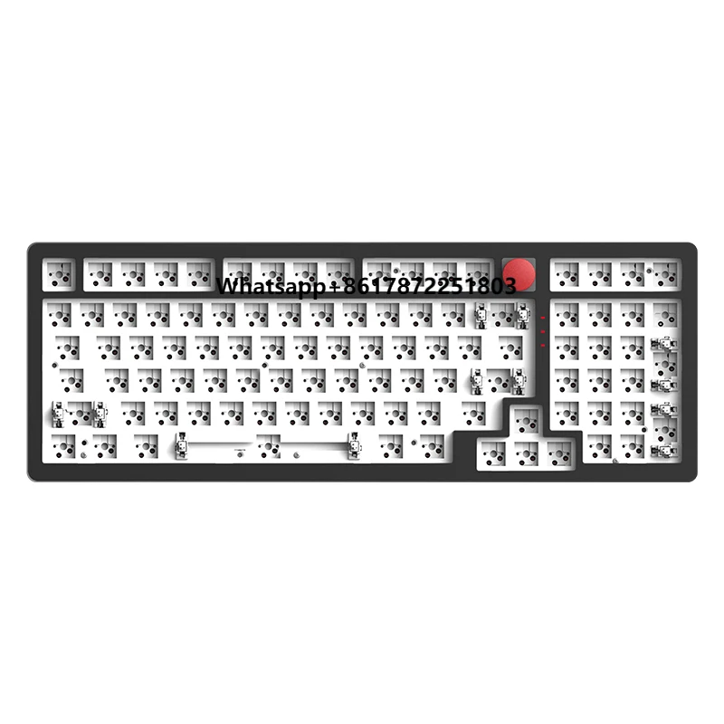 DK98A Transparent Keyboard Clavier Gamer Teclado Mechanical Mechanical Keyboard Hotswap