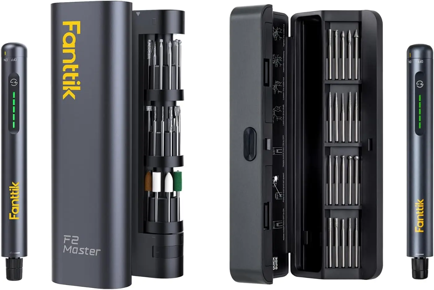 F2 Master Mini Cordless Rotary Tool Kit & F2 Master Eng Engraving Pen