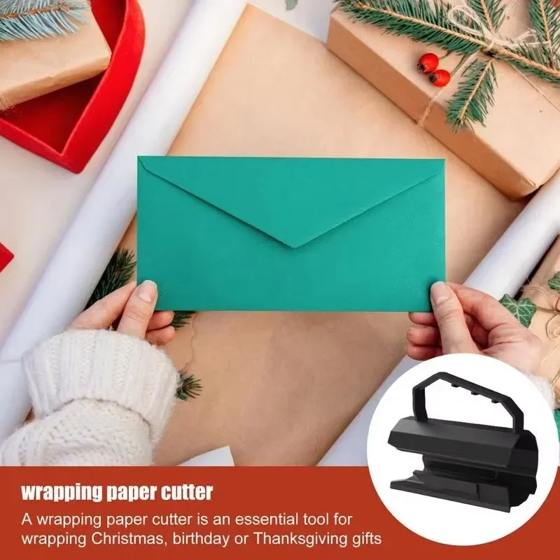 

Cortador de rollo de papel de regalo, recortador deslizante para Keduaver rollos de papel, herramienta cortadora de papel para e