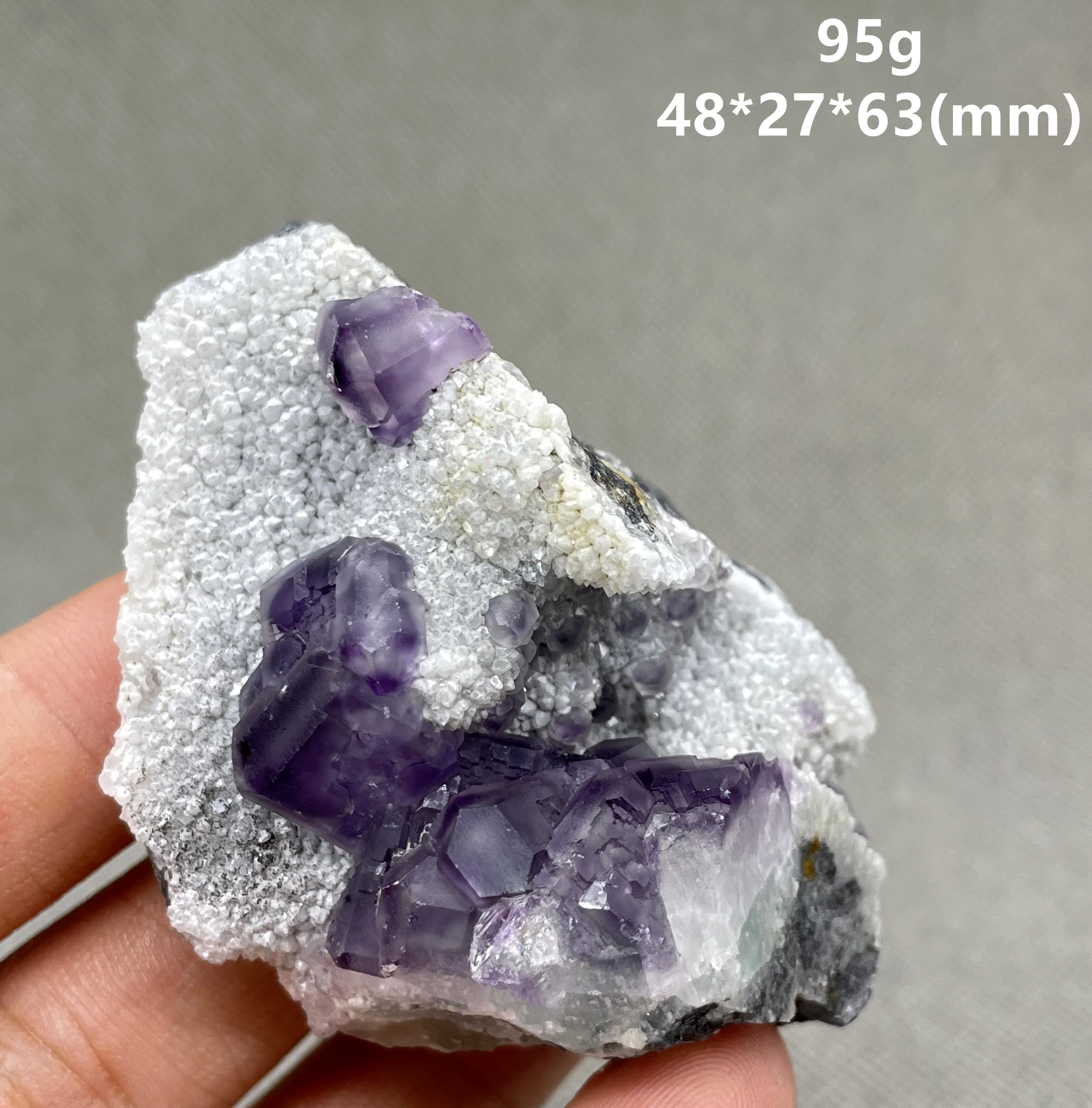 Espécimes minerais de cluster de fluorita Morandi raras naturais + cristais de quartzo curativos e pedras pedras preciosas de rocha