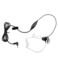 1pcs 2.5mm Jack Earpiece Radio Headset with Microphone for T388 T288 T628 T-388 T-288 T-628 Floureon M-880 Two Way Radio