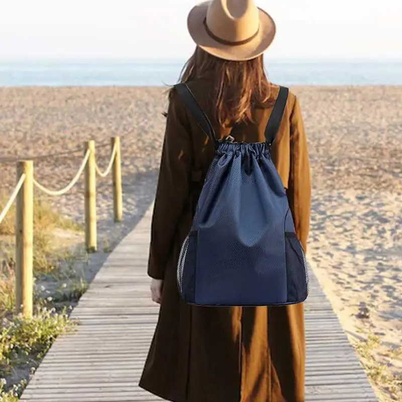 Sac à Dos de Voyage de Grande Capacité Étanche pour Femme, Sacoche de dehors avec Poches en Maille