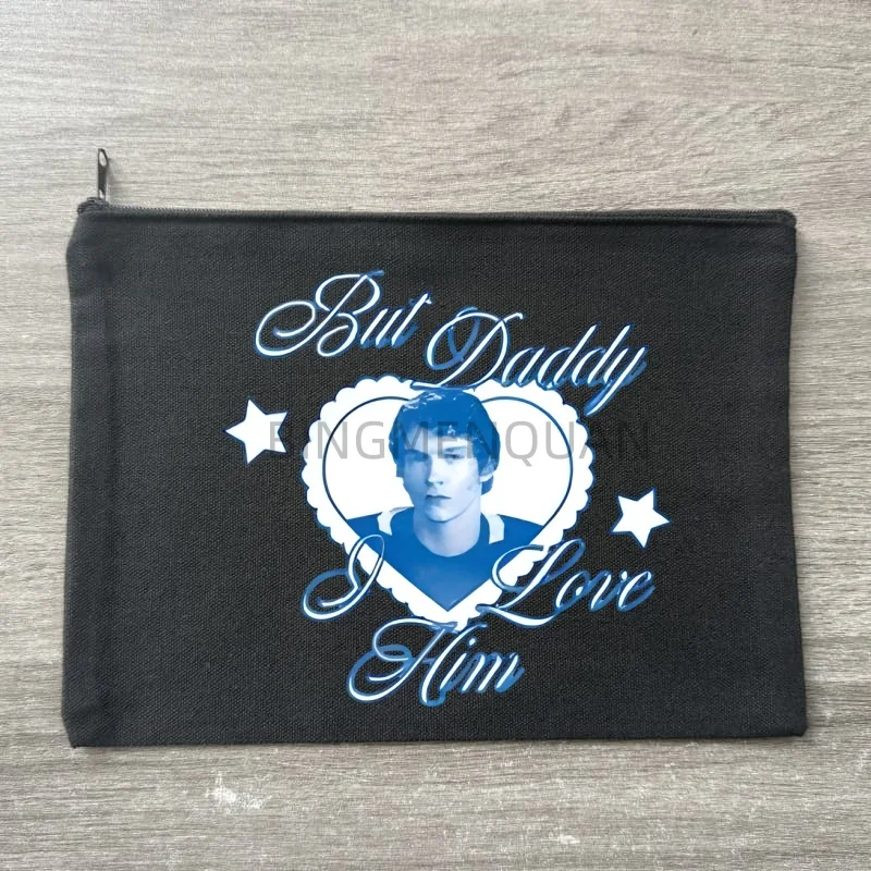 

Новая косметичка-органайзер из холста с графическим принтом, с рисунком «горячая соревновательность», для помады, духов, черная, на молнии, для офисных принадлежностей и мелочей