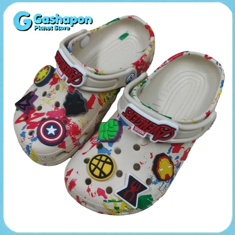

Marvel Children's Slippers Breathable Cool Hole Summer Slippers for Beach Outdoor Indoor Use - New Movie Merchandise Kids Gifts