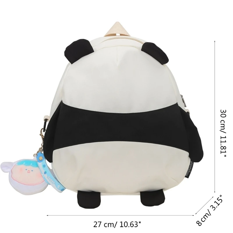 Bolso hombro capacidad, mochila informal con diseño Panda, mochila escolar con animales dibujos animados para y