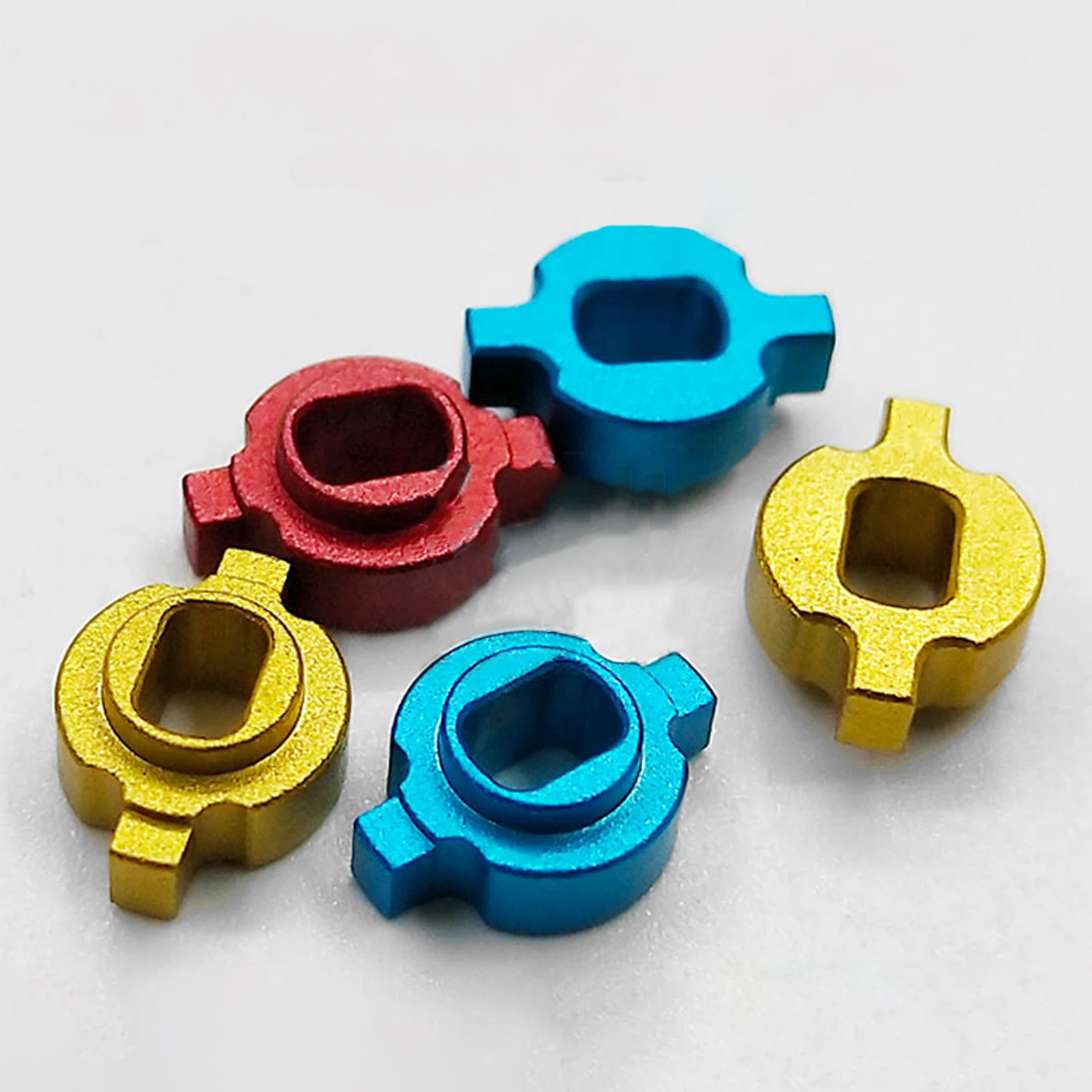 4PCS Metal Adapter Conversion Combining Instrumental Metal Conversion Kit Modified Part for MINI-Z MR-03 Wheel Hub To AWD RC Car