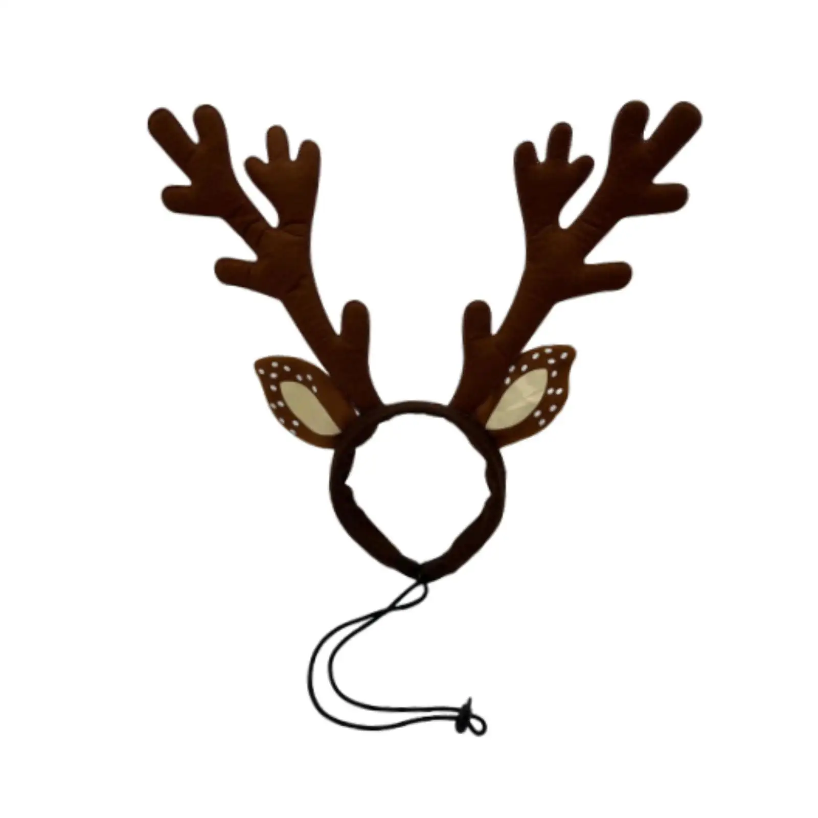 Dog Cat Christmas Reindeer Antlers Headband Christmas Costume Headwear