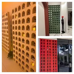 Arch Hollow Brick Cement Plastic Mold, Decorative Wall, Thickened Antique Style, Flower Window, Splicing Flower Brick Hole