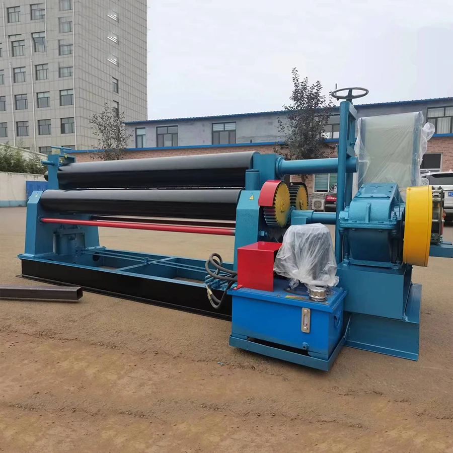 

Automatic Three Roll Plate Bending Machine High Capacity Precise Metal Forming with End Forming