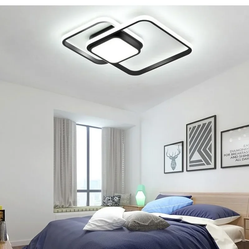 Modern LED Ceiling Lights Remote Dimming Ceiling Lamps for Living room kitchen Bedroom Indoor LED Chandeliers Lighting Fixtures