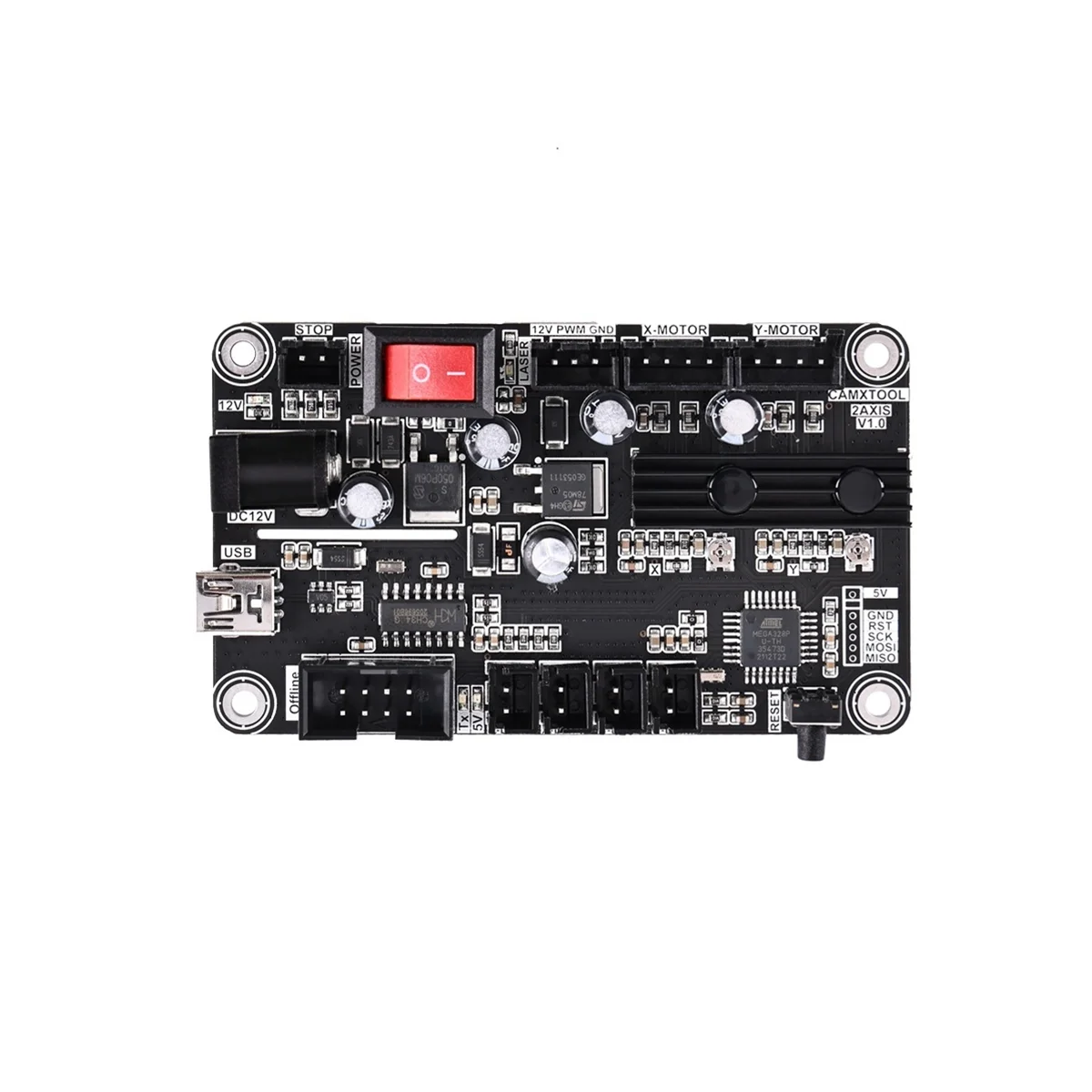 GRBL 2-Axis Control Board USB Port CNC Engraving Machine Control Board 2-Axis Control laser-Engraver Control Board