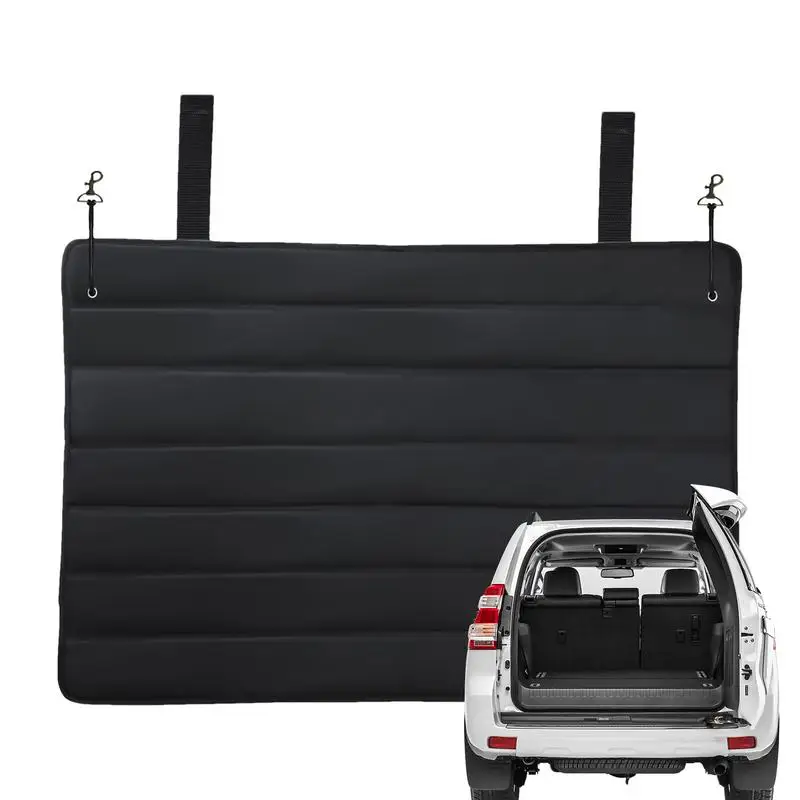 Foldable Truck Rear Bumper Protector Wear-Resistant Anti-Scratch Trunk Mat High Strength Cargo Liner Floor Mat Wide Coverage