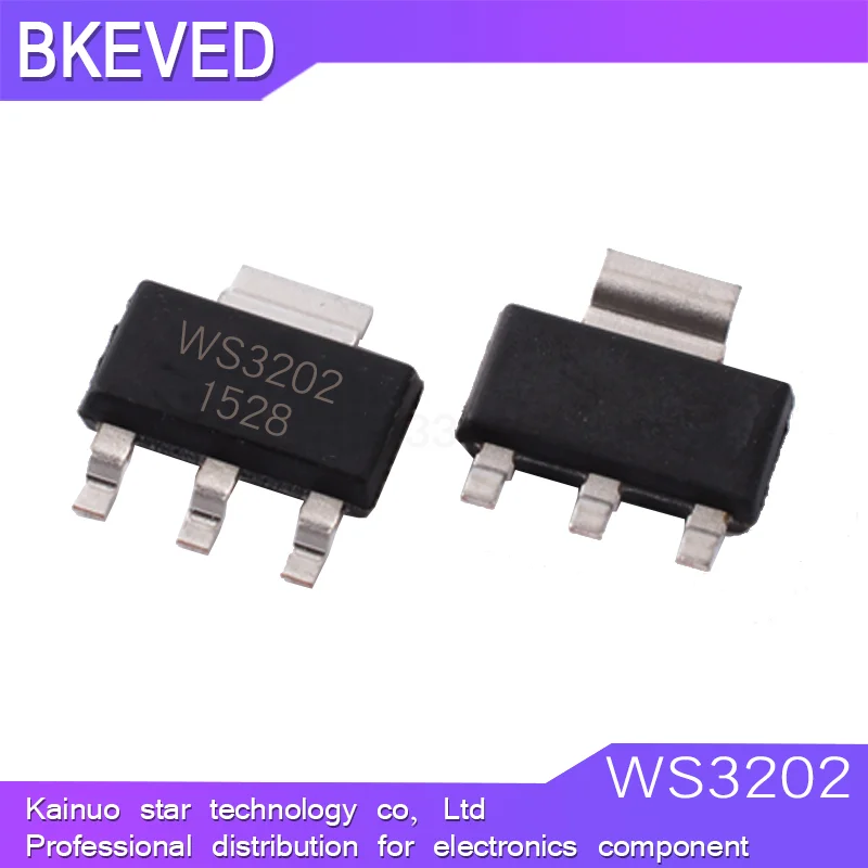 5pcs 100% New original  WS3202 SOT-89 WS3202K-3/TR SOT89 SOT WS3202K WS3202K-3