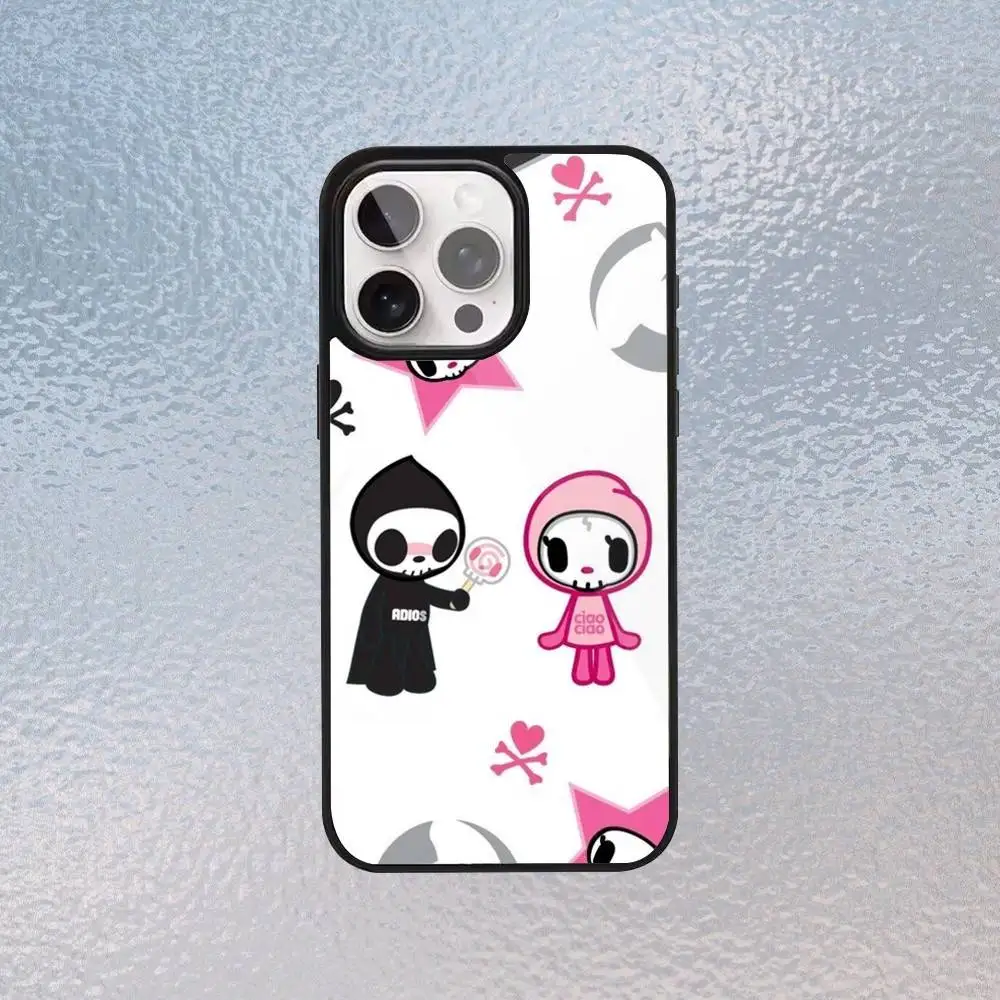 اليابان T-Tokidokis جراب هاتف آيفون Magsafe المغناطيسي 17,16,15,14,13,12,11 غطاء شحن لاسلكي #6