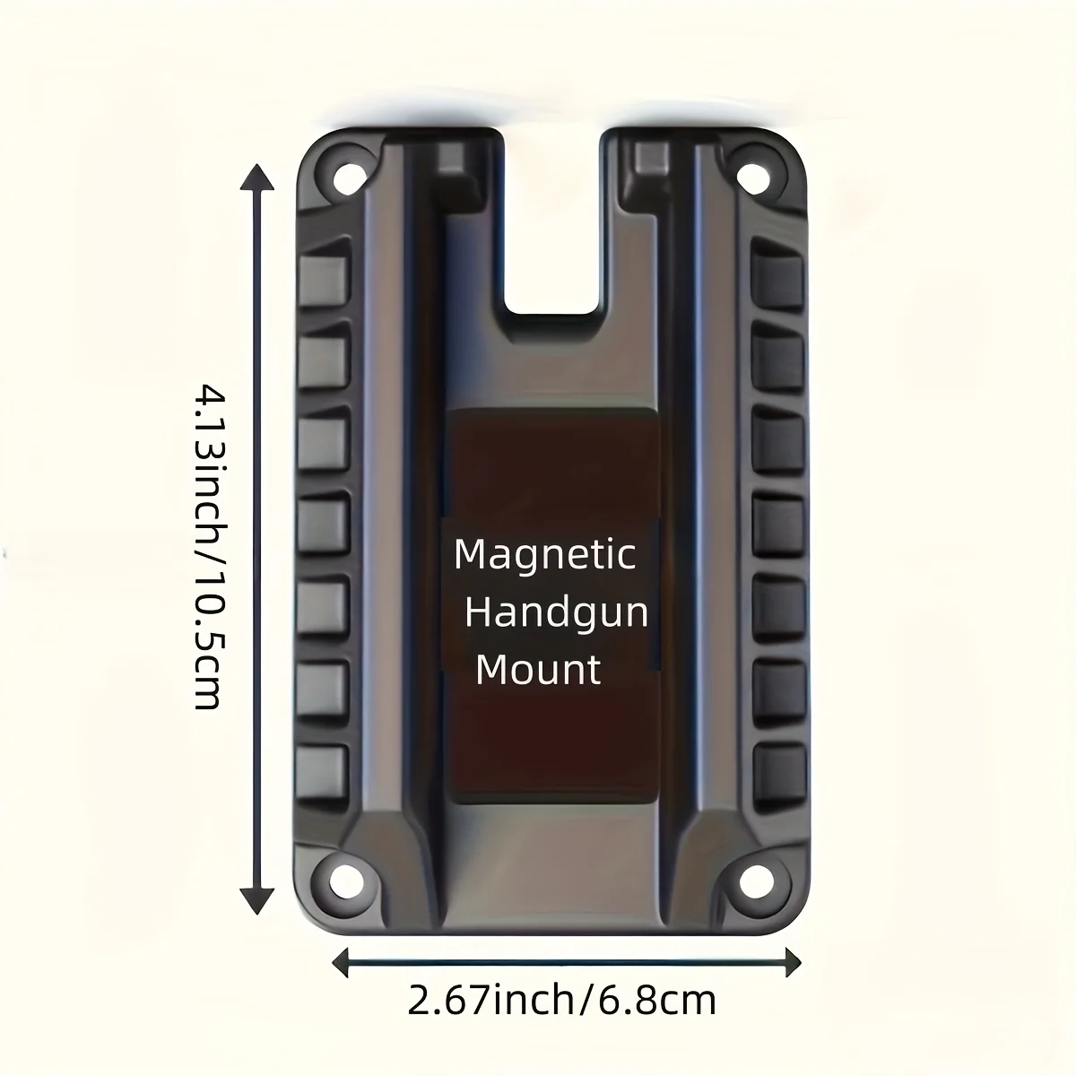 1pc Ultra-Strong Quick Draw Magnetic Mount Holster - Safe, Swift Access for Home, Wall, Desk - Discreet Concealed Magnet Holder