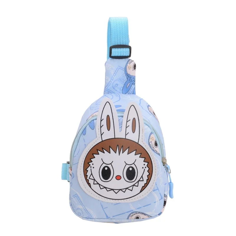 Bolso de lona Labubu, bolso cruzado bonito de juguete, bolso para niños, bolso de hombro de guardería de nueva moda con dibujos animados para niños y niñas