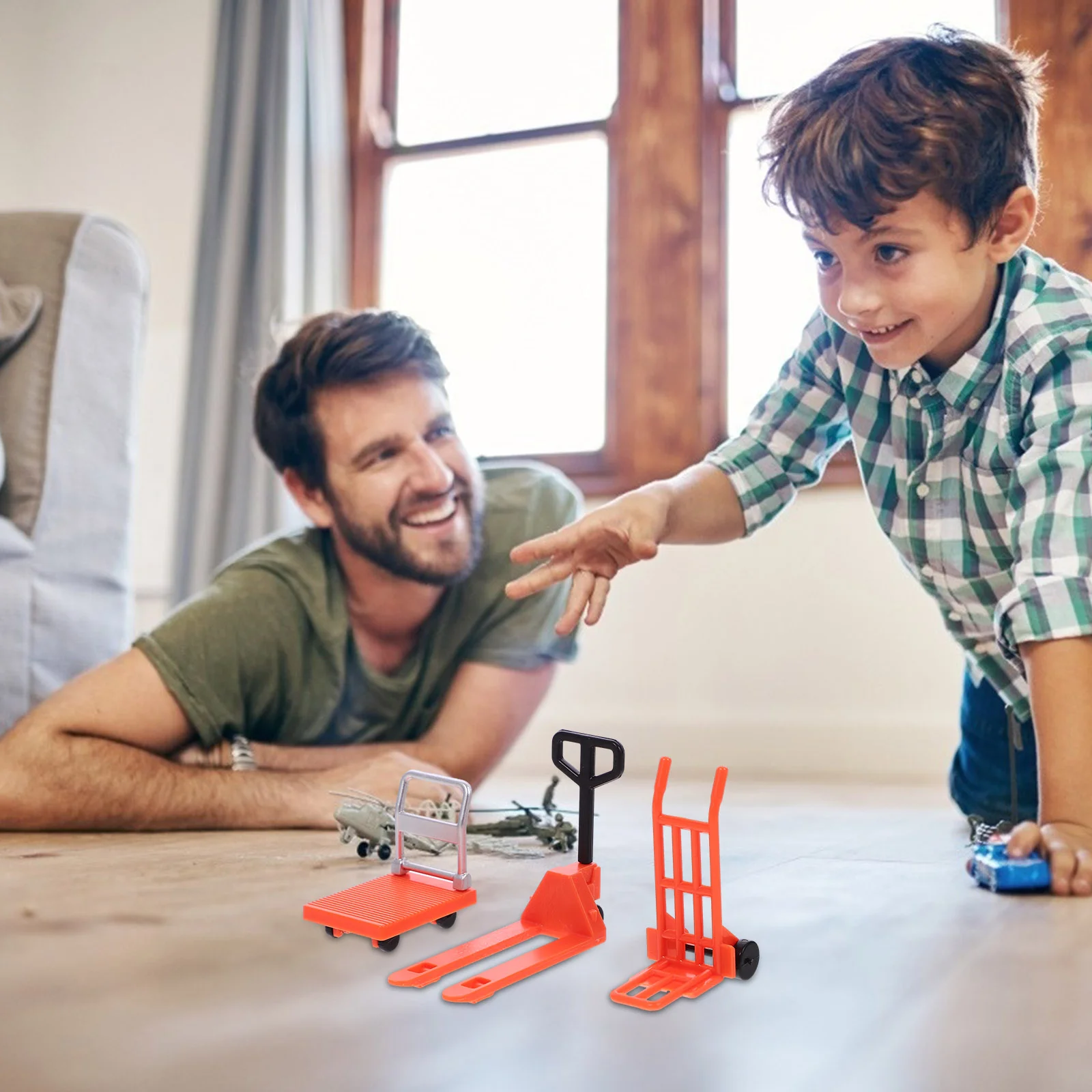 Brinquedos de tráfego rodoviário garfo elevador crianças empilhadeiras engenharia criança mini caminhão modelo em miniatura jogar carrinho de mão