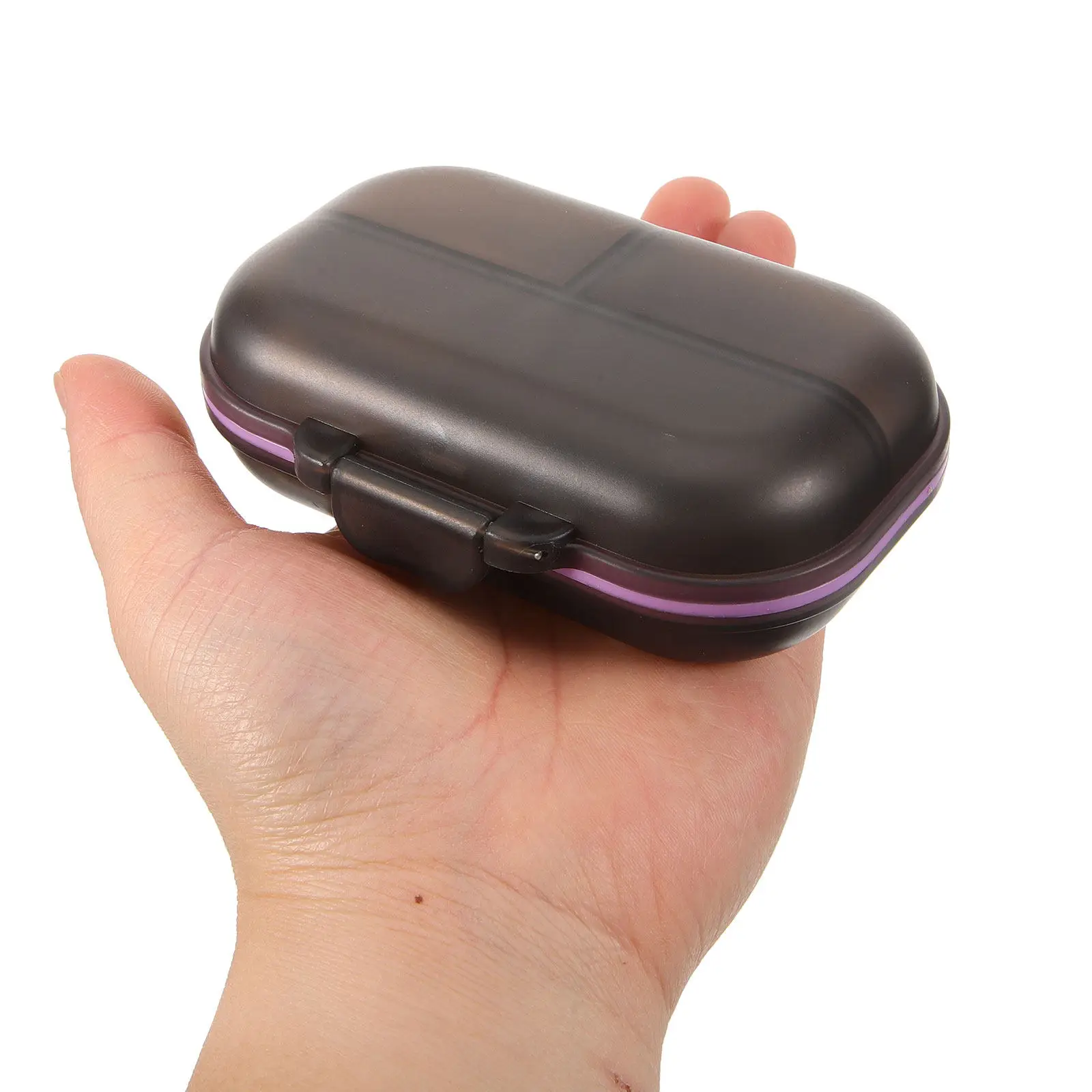 Portable Weekly Pill Storage Case 3 Times Daily Organizer Small Medication Box Travel Holder Compartment Design Easy to Use