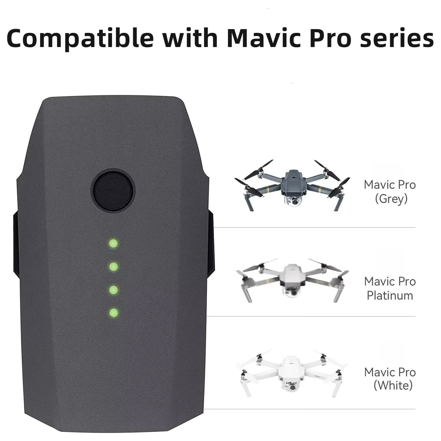Für Mavic Pro Akku 3830mAh Kompatibel mit Mavic Pro 0-20 Zyklus Serie Intelligent Flight 95 Neuer Original-Akku Zubehör