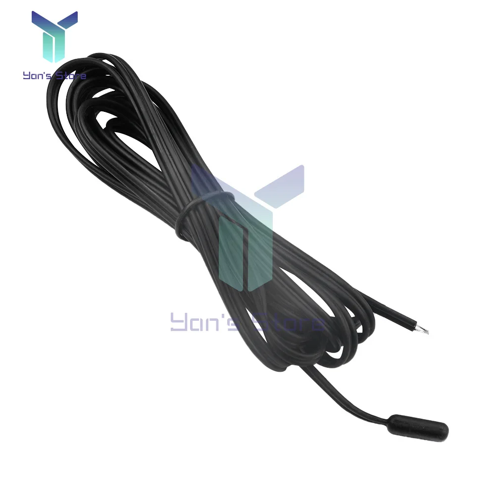 1Pcs NTC Temperature Controller Sensor 10K NTC B3435 Waterproof Probe Thermistor Accuracy Temperature Sensor Probe 1M