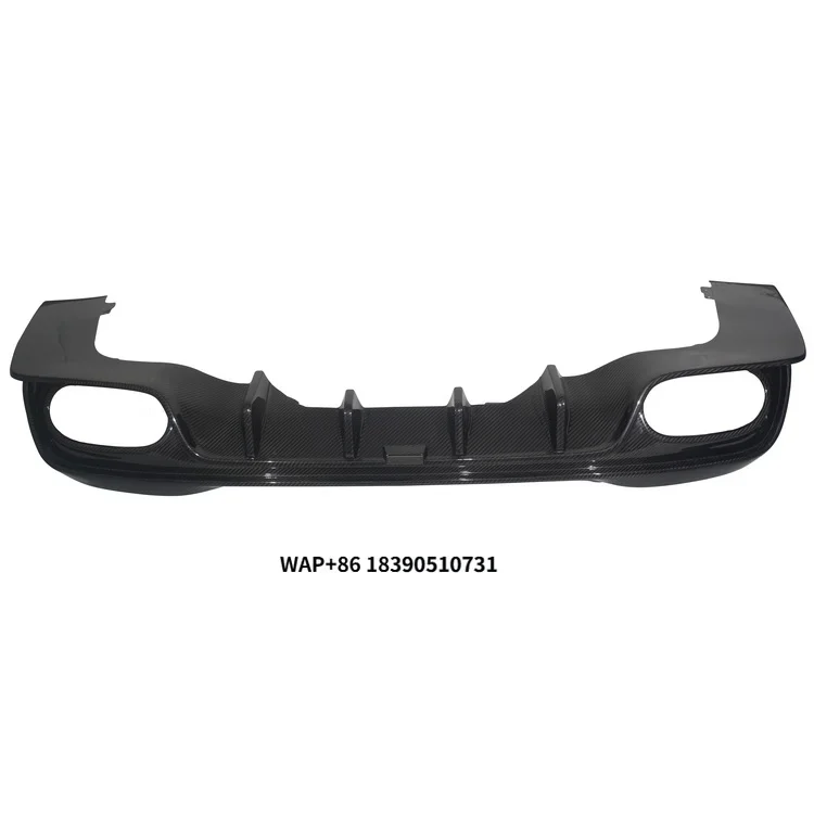 

Matte or Gloss Black Dry Carbon Body Kit Rear Bumper Lip Cla45 Diffuser for CLA45 CLA 45 W118 20-2023