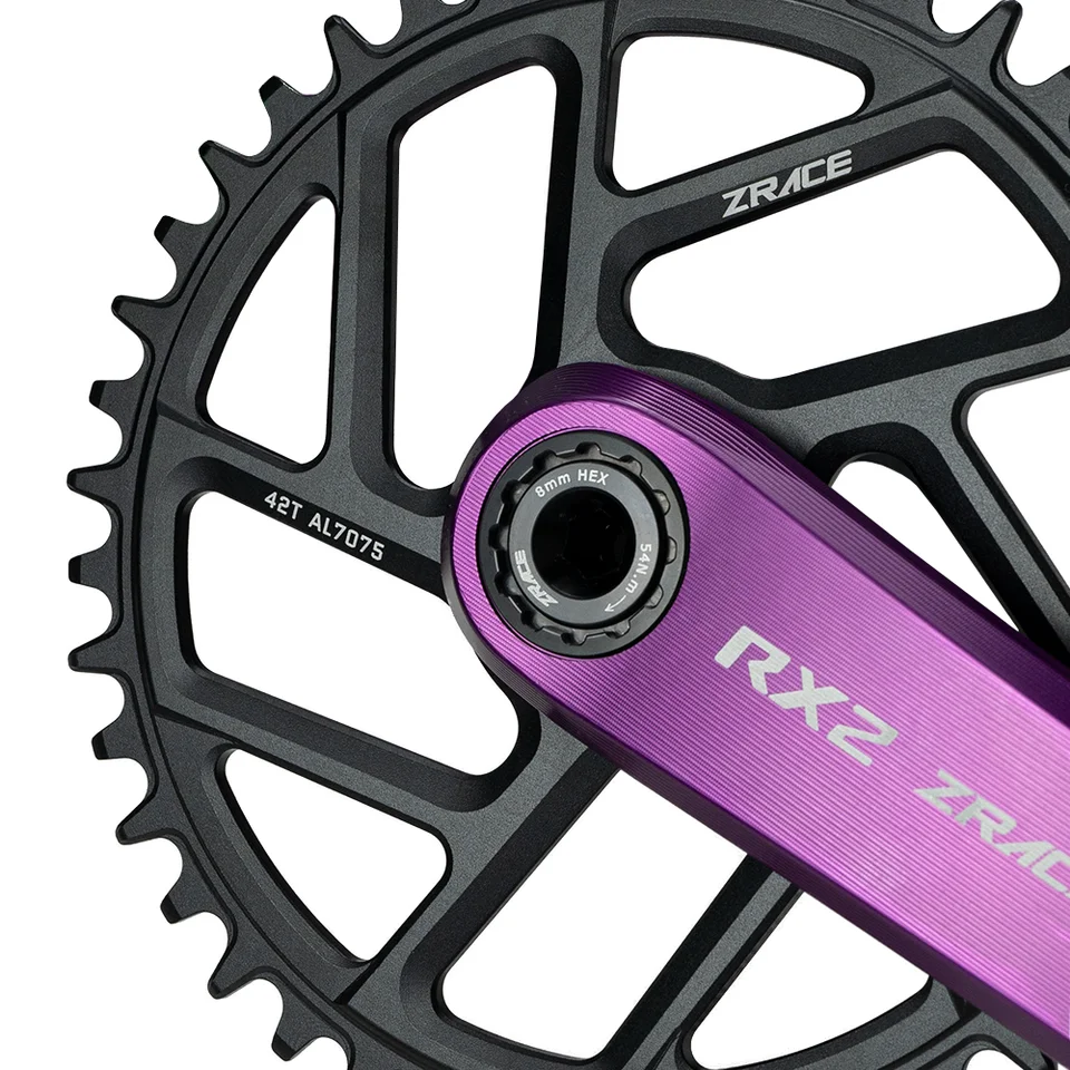ZRACE RX2 グラベル/ロード クランクセット 170mm 53-39T ブラック