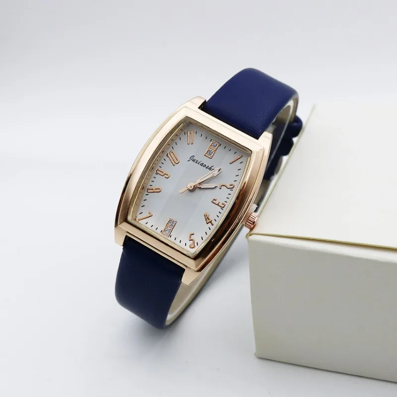 جديد خمر دلو النبيذ ساعات كوارتز للنساء موضة بسيطة حزام ساعات المعصم مزاجه اكسسوارات الهدايا Relogio Feminino