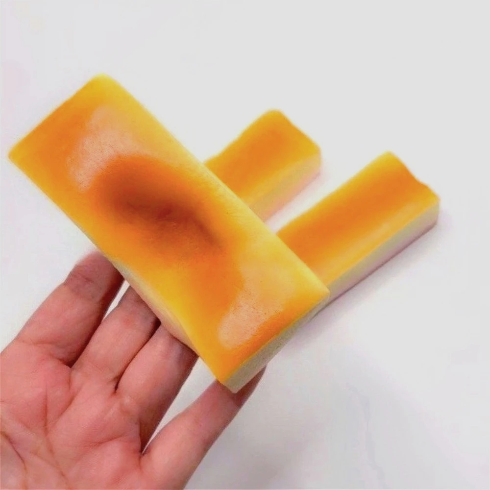 طابا اسفنجي الجبن الخبز ضغط لعبة الإجهاد الإغاثة بطيئة ارتفاع الحسية تململ للقلق أدهد التوحد هدية للأطفال البالغين #1