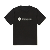 2025 Snow Peak Outdoor T-shirt Men's Cotton Short-sleeved Casual and Comfortable Oversized Japanese Korean Trend Brand Men's Top