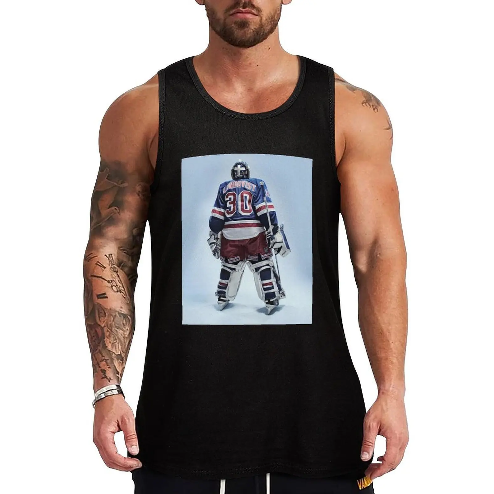 Henrik Lundqvist Tank Top Simple Tank Top Soft Breathable Daily Undershirt