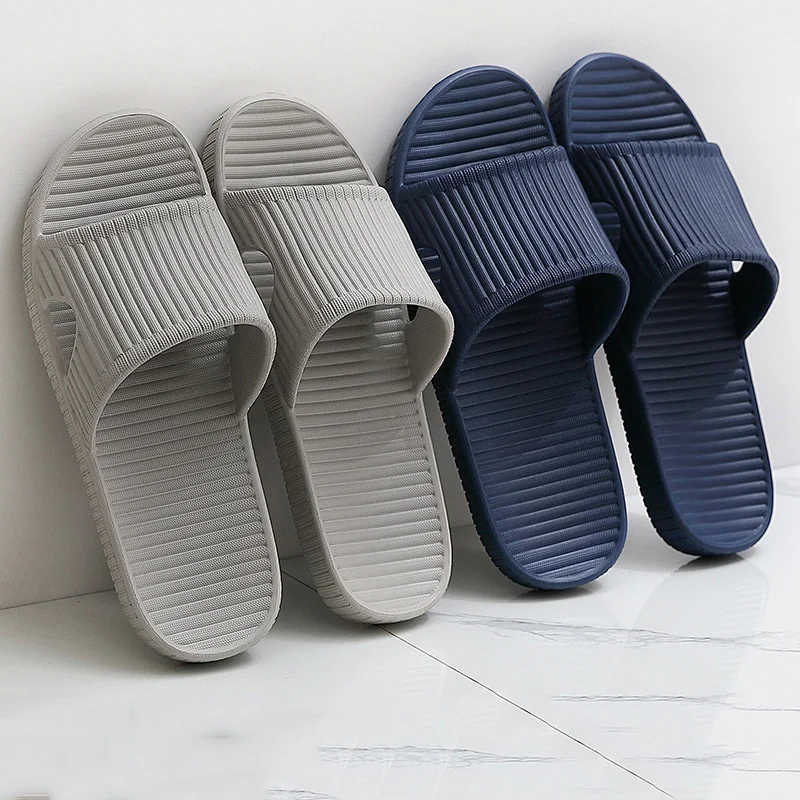 Fashion Men's Slippers Summer EVA Comfortable Soft Soles House Sandals for Women Indoor Outdoor Wear Anti-Slip Shower Slide