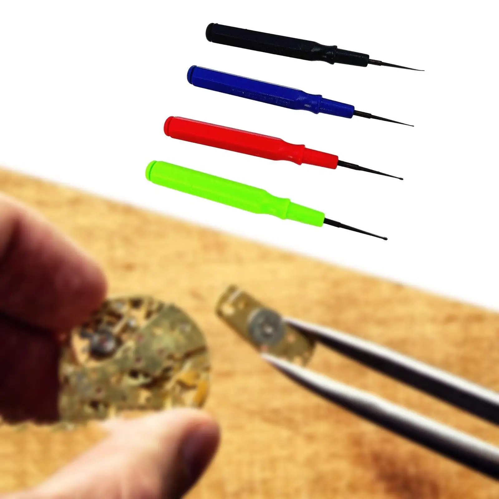 

4 Pieces Watch Oil Pens Parts Watch Repair Tool for Repairing Home Use Watch