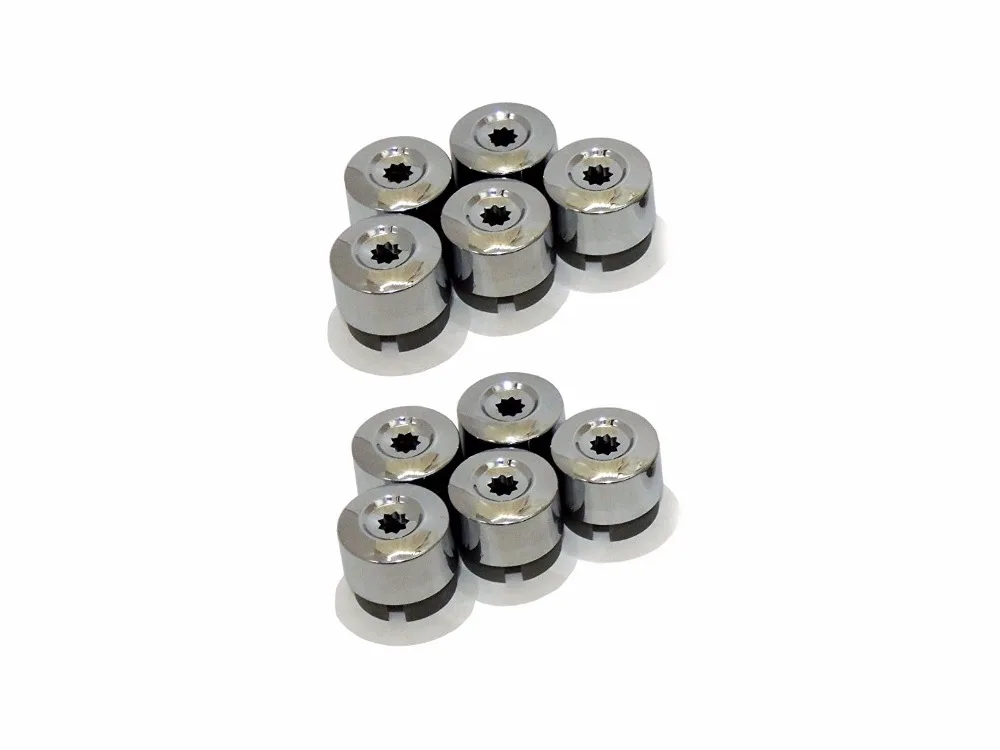 

Wheel Lug Bolt Cap 7L6601173A (Set of 10pcs) For Volkswagen Touareg