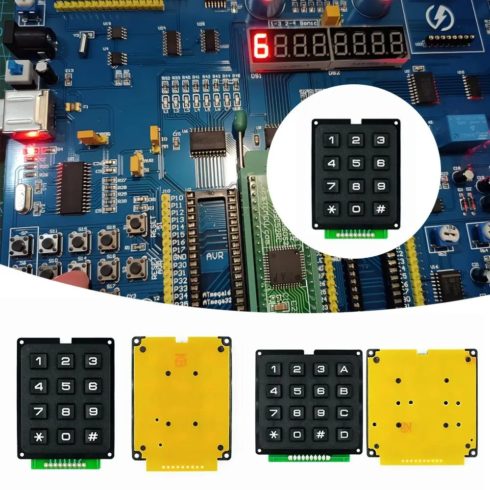 

DIY Matrix Switch Keyboard 3*4/4*4 12key/16key Matrix Keypad Professional External Keypad Board for Arduino/Raspberry Pi