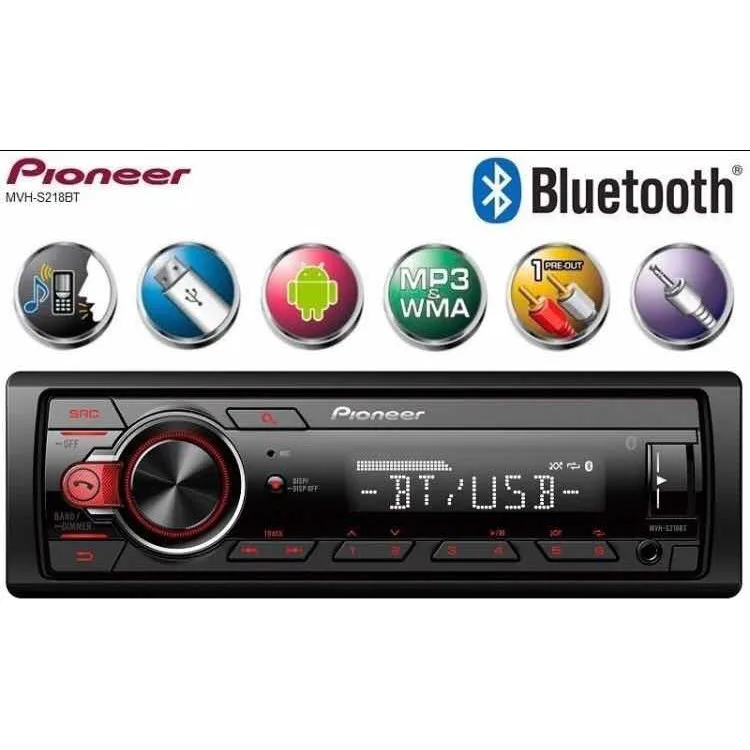 MULTIMIDIA PIONEER Fm Car Mp3 Pen Automotive Usb Aux Bluetooth Player