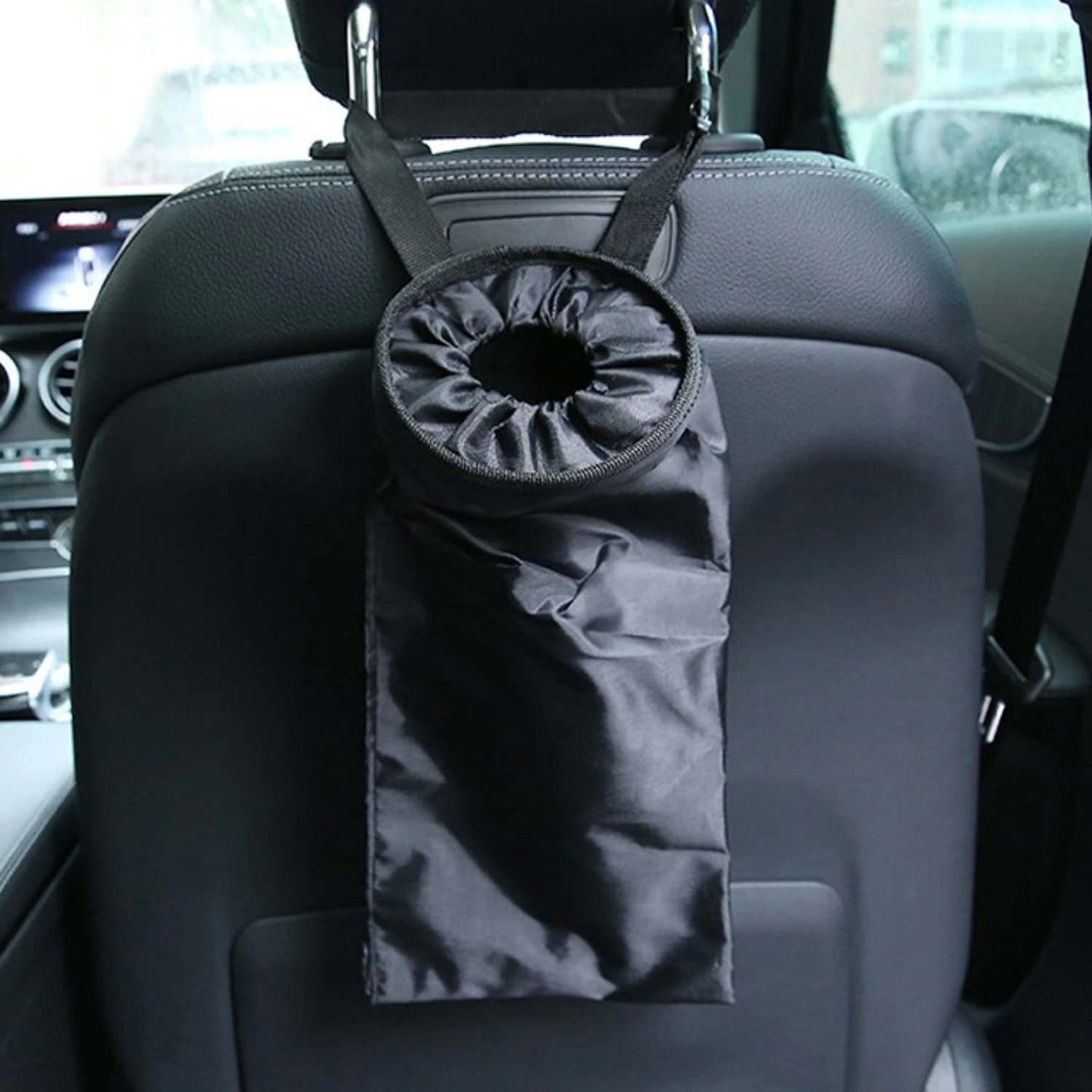 

Spacious Heavy-duty Durable Oxford Cloth Car Seat Back Trash Holder Bag - Convenient Garbage Rubbish Container for Cleaning Tool