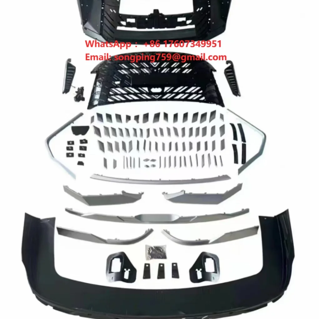 Upgrade High Quality PP Material Car Front and Rear Bumper Grille Car Body Kits for BYD DENZA 9  Exterior Auto Accessories