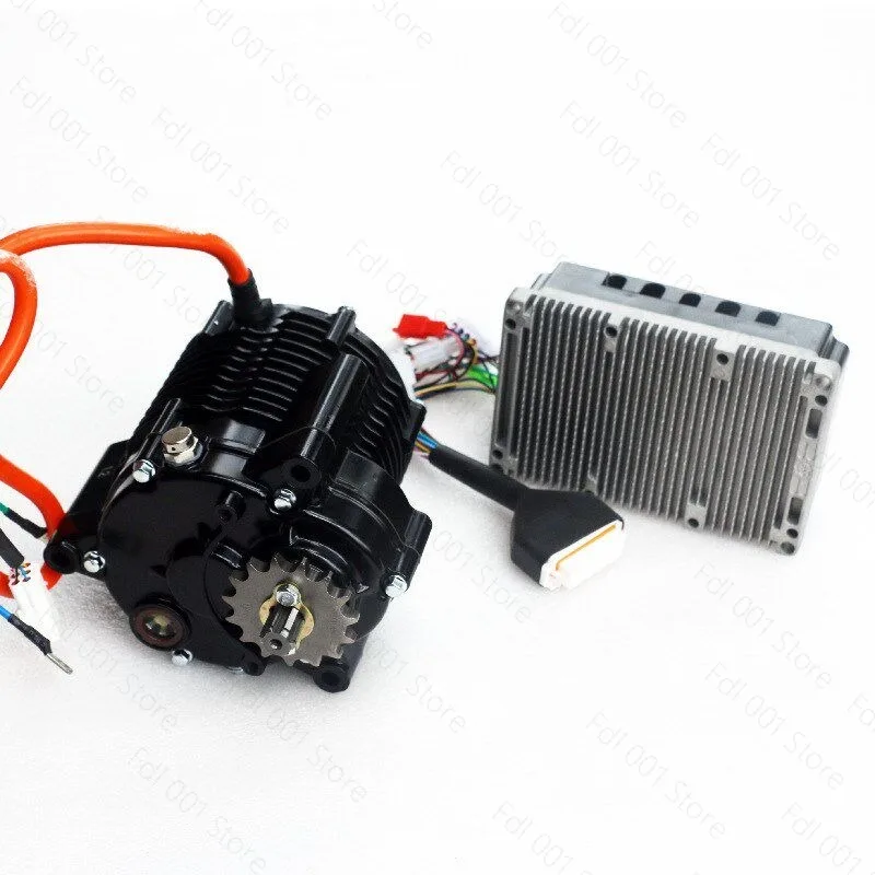 Electric vehicle electric motorcycle off-road vehicle high power mid-mounted gear motor modified YM-120 1500w 2000w