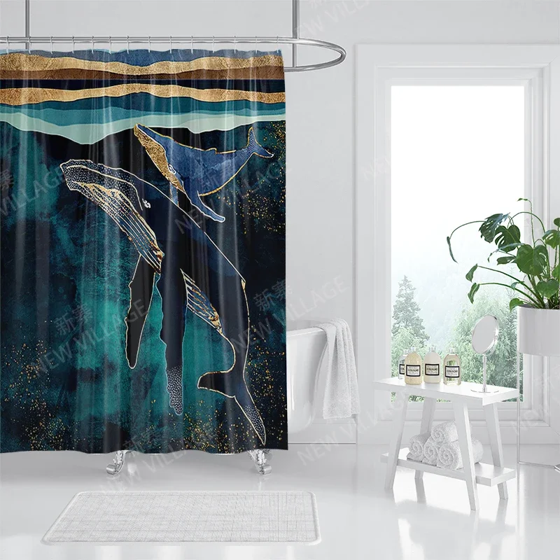 Waterproof fabric shower curtains Bathroom curtain accessories Bath curtain for shower 180x200cm 240*200 anime boho decoration