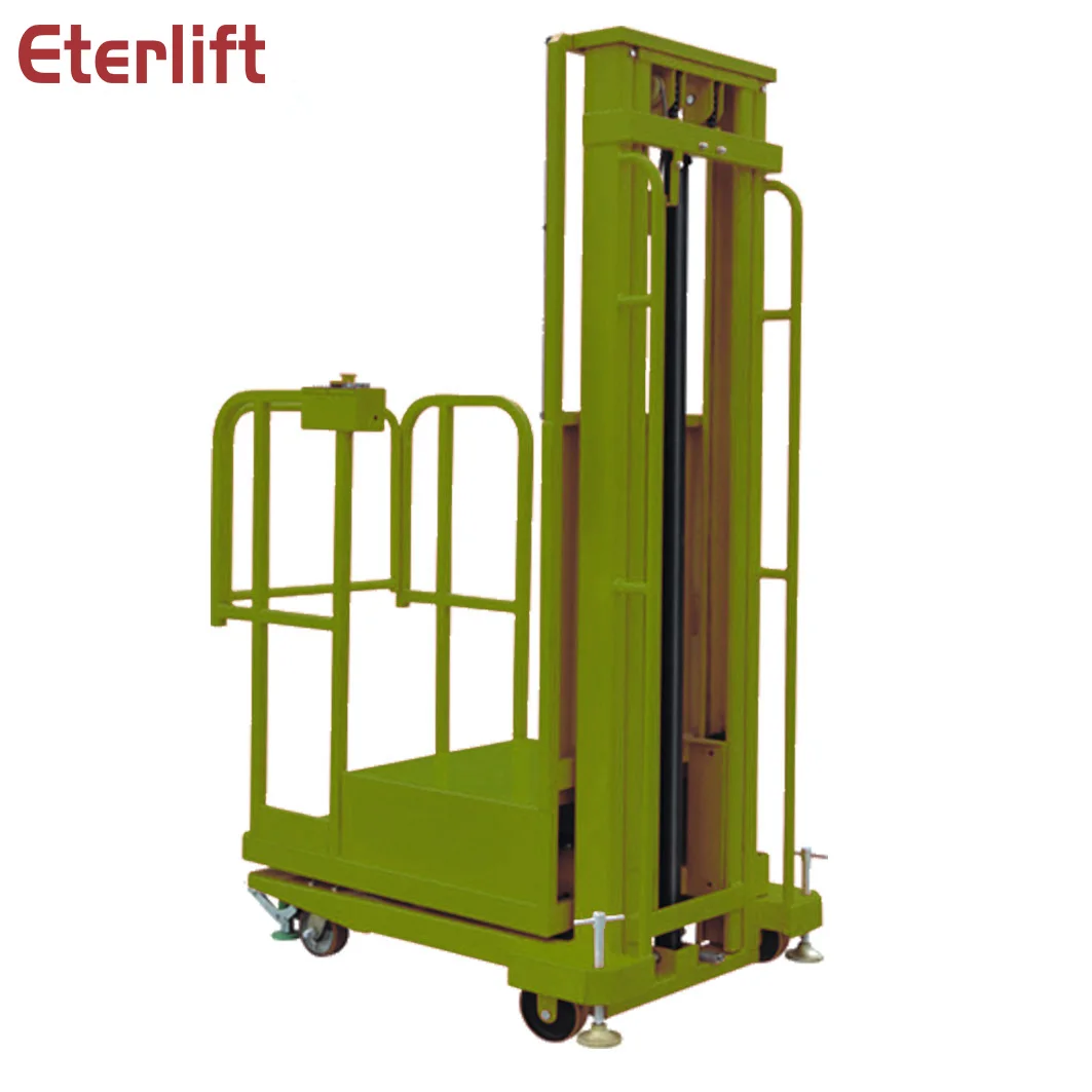 

Aerial Order Picker Capacity 200KG Semi-Electric Order Picker Lifter working platform
