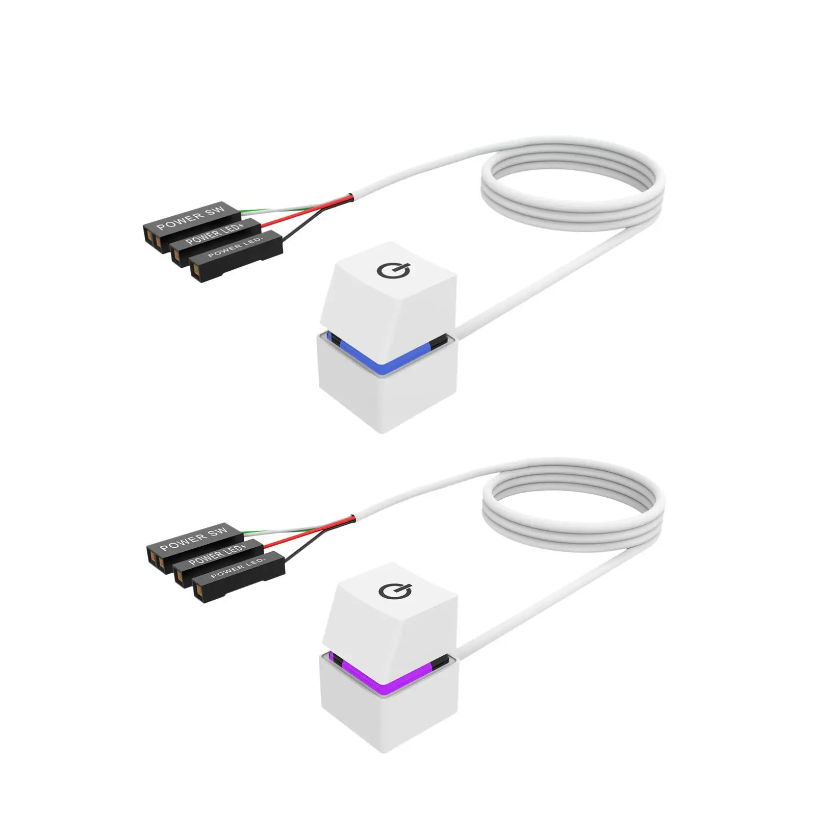 External Remote Switch Button with 6.56ft Extension Cable Accessories for PC