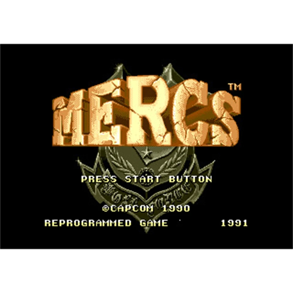 

Лидер продаж, 16-битная игровая карта Mercs MD для Sega Mega Drive для Genesis