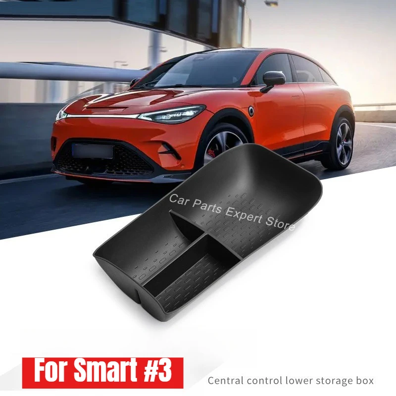 for-smart-3-center-console-lower-storage-box-car-organizer-tray-auto-lower-dashboard-tidying-case-pad-interior-modification